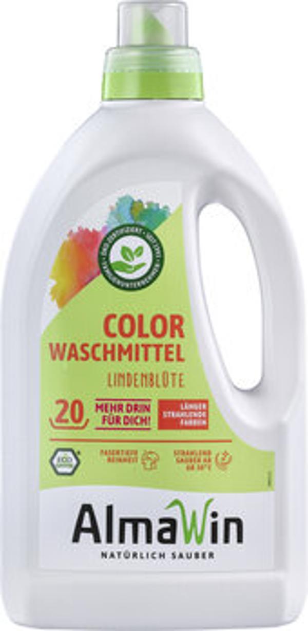 Produktfoto zu Almawin Colorwaschmittel Lindenblüte 1,5L Nachfüllpack