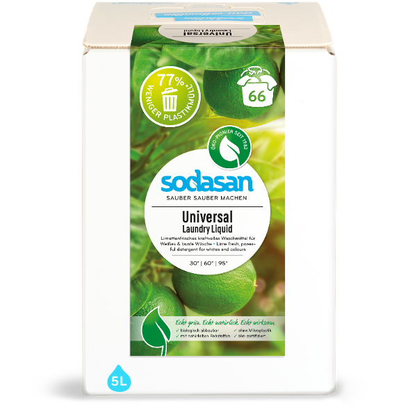 Produktfoto zu Sodasan Universal Waschmittel Limette 5L