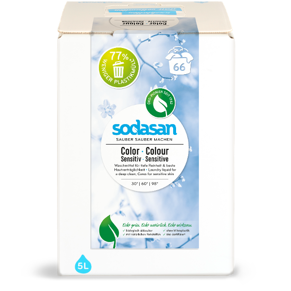 Produktfoto zu Sodasan Color Sensitiv Waschmittel Bag in Box 5l