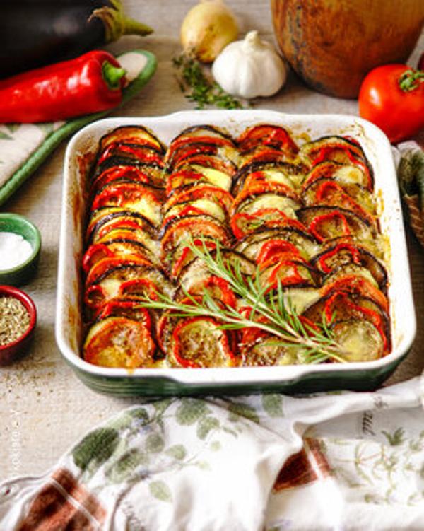 Produktfoto zu Gemüse-Ratatouille aus dem Ofen