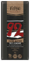 Feine Bitter 92 % Cacao mit Kokosblütenzucker