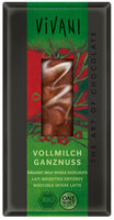 Vollmilch Schokolade ganze Nüsse