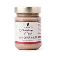 BA Brotaufstrich Crème Zwiebel-Walnuss, 190 g, SANCHON, bio