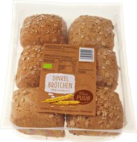 Dinkel Brötchen 73% Vollkorn, 6 Stück