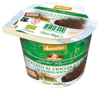 Schokoladen Eis Heumilch 