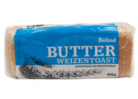 Bioland Weizen Butter-Toast