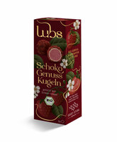 Schoko Genuss Kugeln mit Erdbeer-Creme 3 Stk., Bio