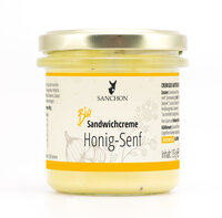 BA Sandwichcreme Honig-Senf, 135 g, SANCHON, bio