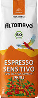 Espresso Sensitivo 50% weniger Koffein Peru, gemahlen