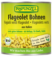 Flageolet Bohnen in der Dose