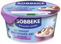 Bio Joghurt griechischer Art auf Feige mit Sonnenblumenkernen 10 % Fett 150g