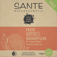 Feste HAPPINESS Duschpflege Bio-Orange & Mango