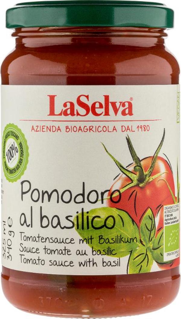 Produktfoto zu Tomatensauce mit Basilikum