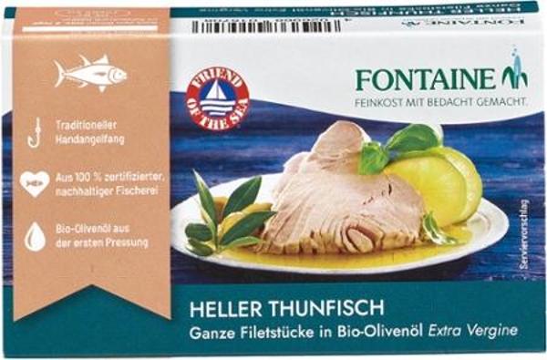 Produktfoto zu Heller Thunfisch in Olivenöl (