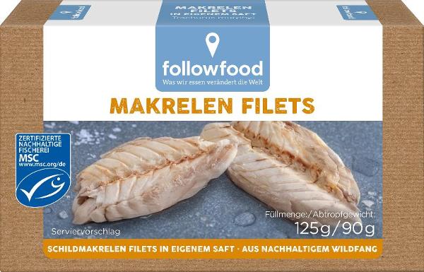 Produktfoto zu Makrelen Filets natur ATG 90g