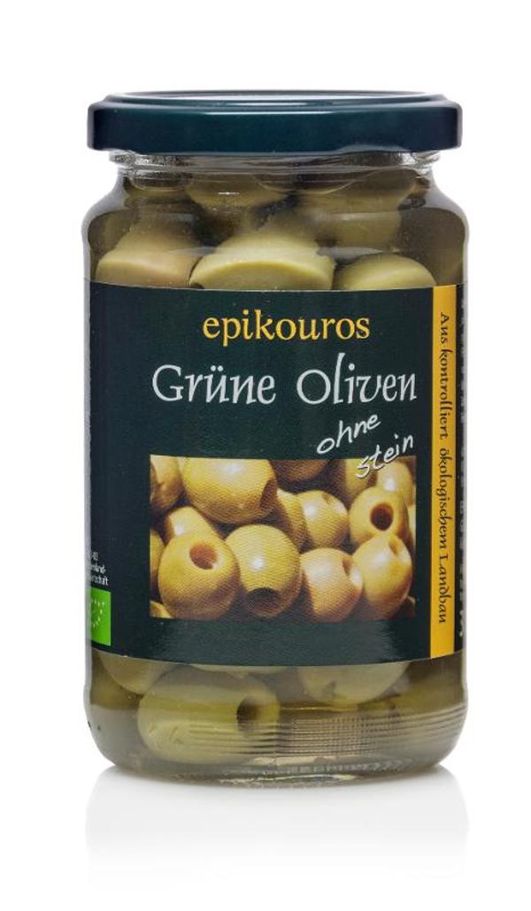 Produktfoto zu Grüne Oliven ohne Stein (Glas)