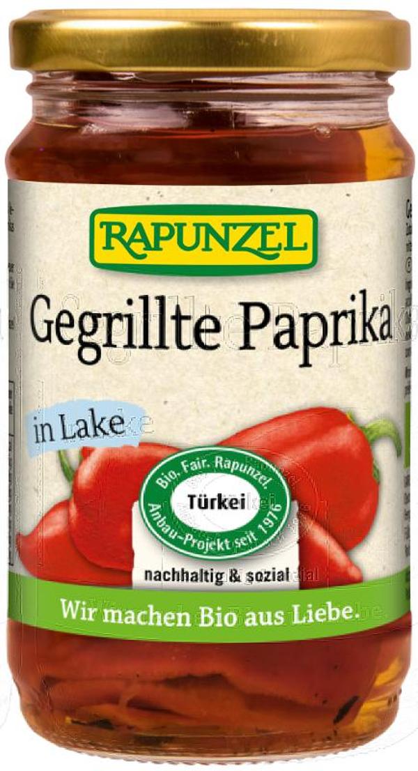 Produktfoto zu Paprika rot, gegrillt, in Lake