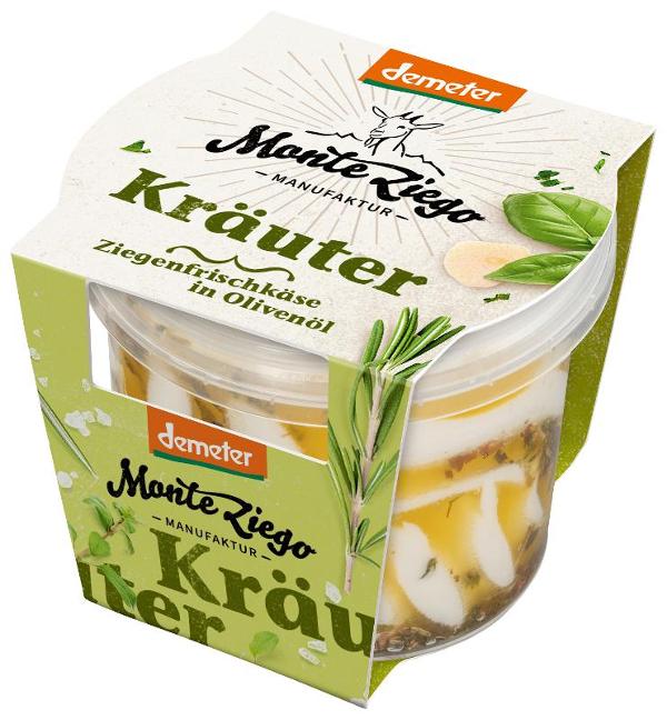 Produktfoto zu Monteziego Ziegenfrischkäse "Kräuter"