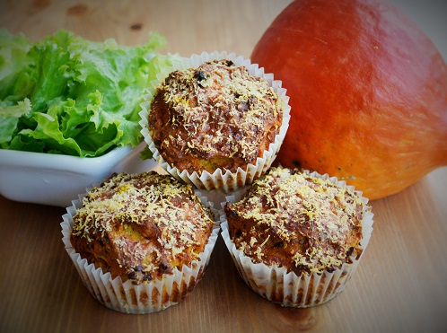 Kürbis-Parmesan-Muffins