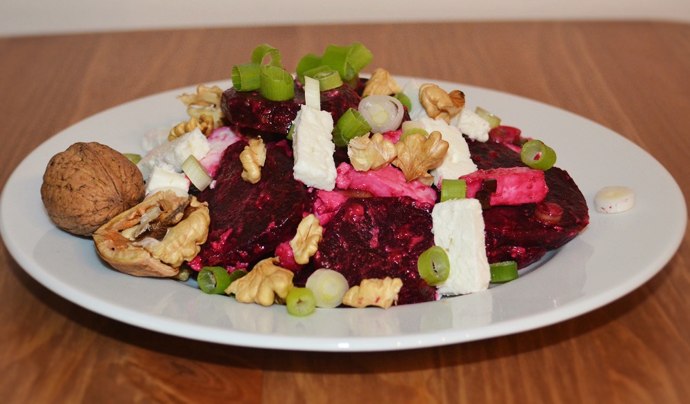 Rote Bete-Salat mit Feta