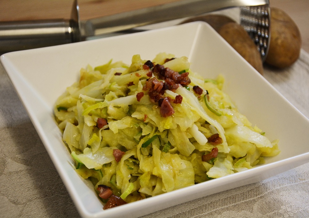 Irisches Colcannon mit Weißkohl