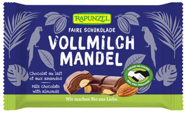 Produktfoto zu Vollmilch- Mandel-Schokolade
