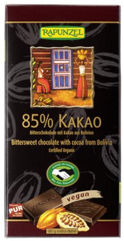 Schokolade, 85% Kakao