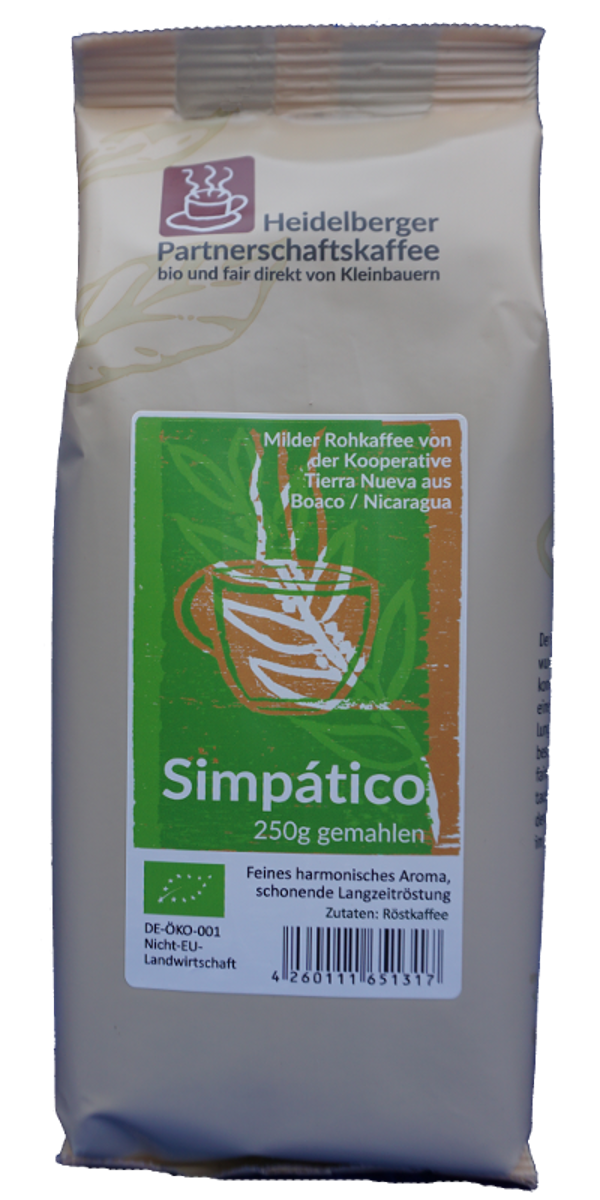 Produktfoto zu Simpático Kaffee, gemahlen,