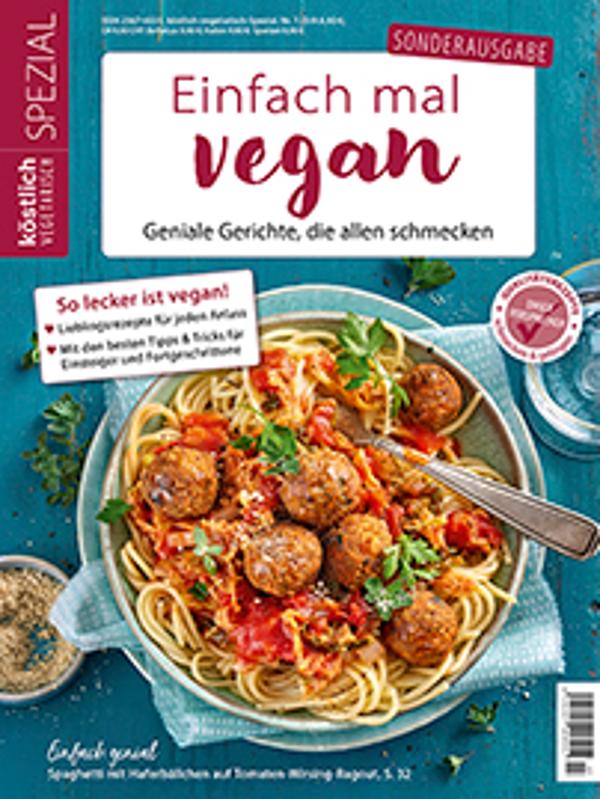 Produktfoto zu Einfach mal vegan - Kochzeitschrift