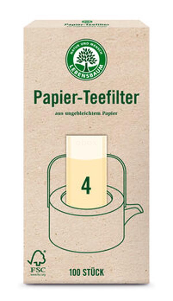 Produktfoto zu Teefilter aus Papier Gr.4