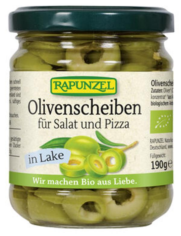 Produktfoto zu Olivenscheiben grün, im Glas