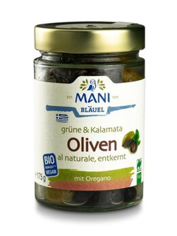 Produktfoto zu Grüne & Kalamata Oliven al Naturale