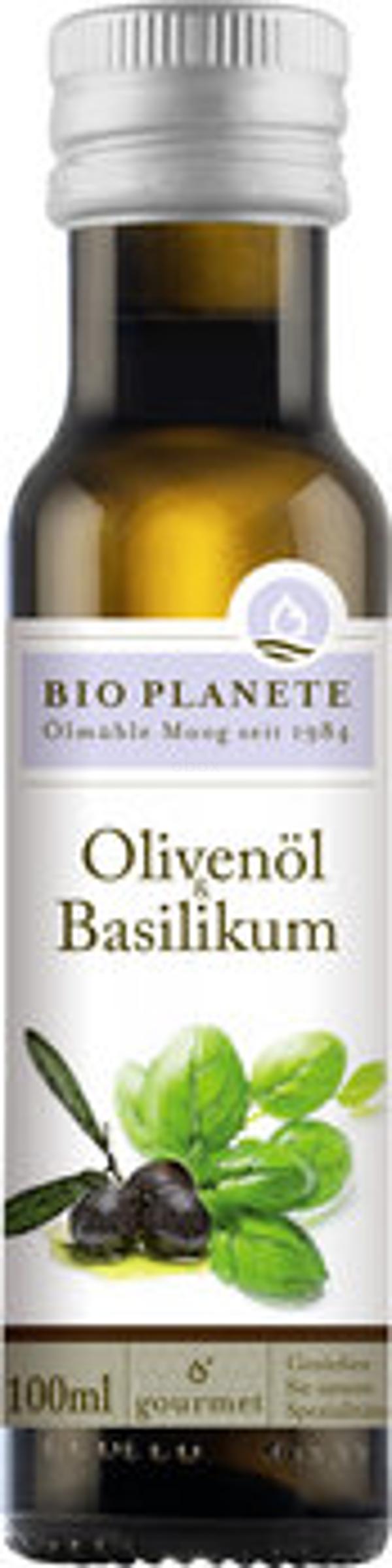 Produktfoto zu Olivenöl mit Basilikum