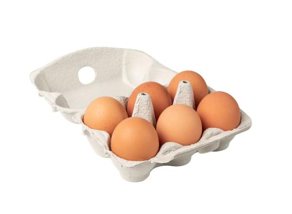 Produktfoto zu Bruderhahn-Eier, 6 Stück