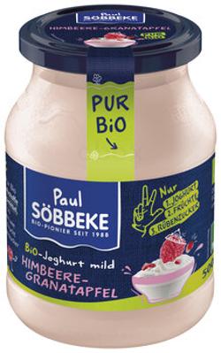 Joghurt Pur Bio Himbeer-Granatapfel, 3,8%