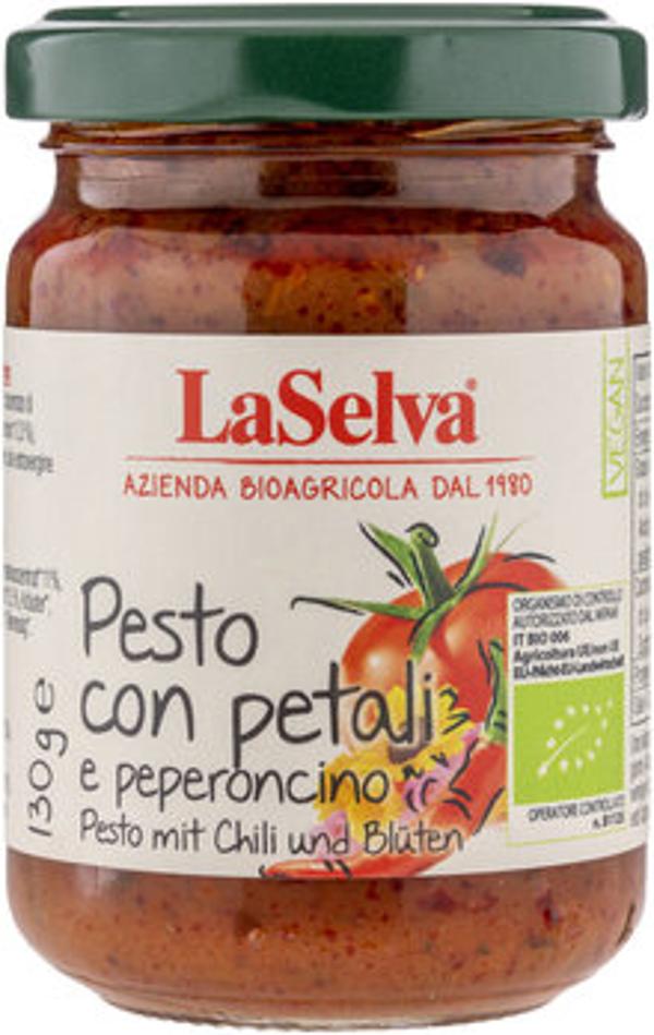 Produktfoto zu Pesto mit Chili und Blüten