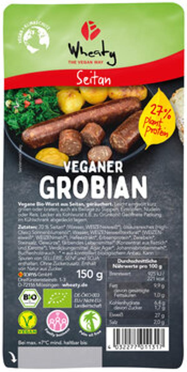 Produktfoto zu Wheaty Veganer Grobian, Wurst