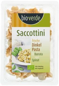 Dinkel Saccottini Burrata-Spinat