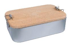Lunchbox 2in1 mit Buchenholzdeckel