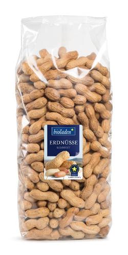 Erdnüsse in der Schale geröstet (4 x 1kg)