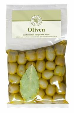 Griechische Oliven mit Zitrone gefüllt