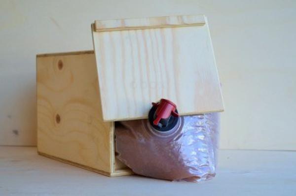 Produktfoto zu Holzbox wird ohne Saft geliefert - Saft extra bestellen -
