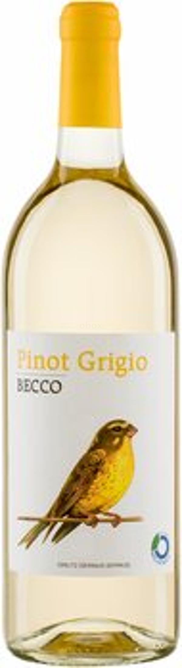 Produktfoto zu Pinot Grigio Becco weiß