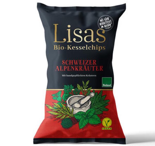 Produktfoto zu Lisas Kesselchips schweizer Alpenkräuter