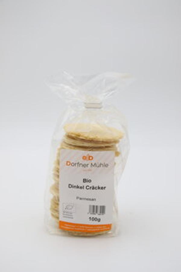 Produktfoto zu Bio Dinkel-Cräcker Parmesan