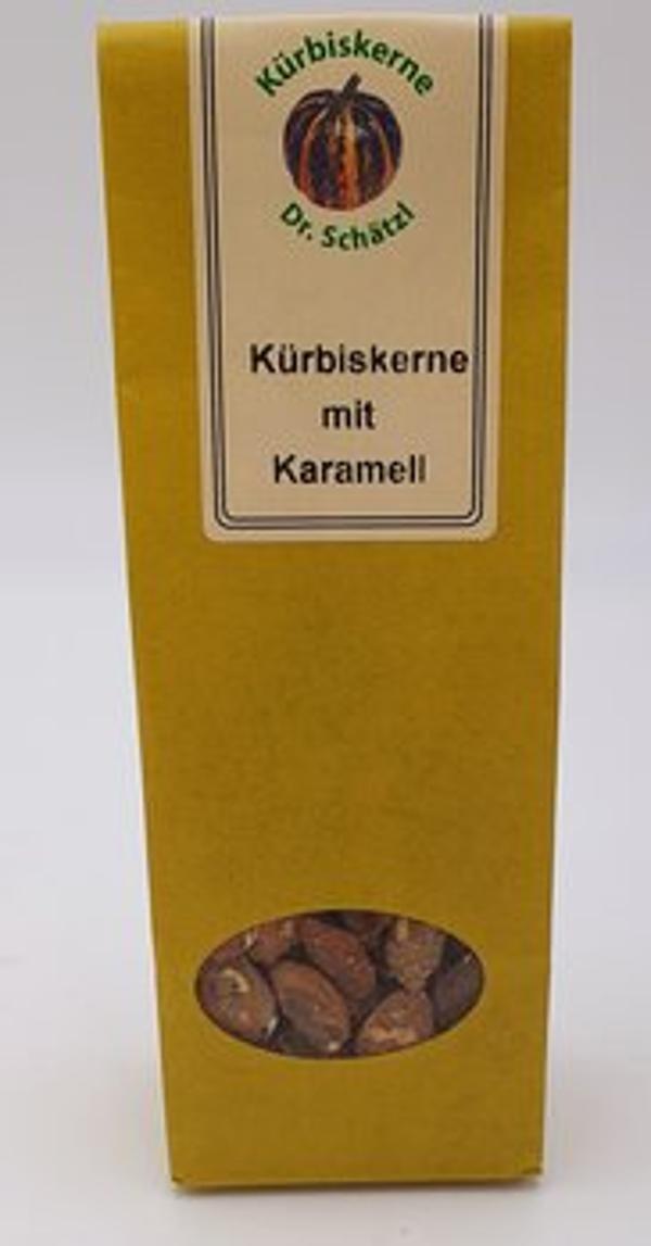 Produktfoto zu Kürbiskerne Karamell 100g