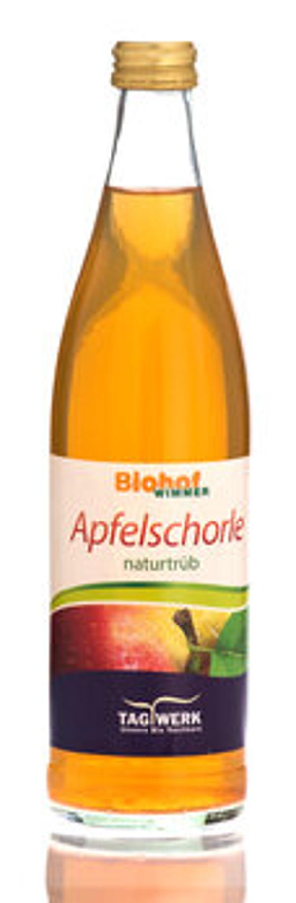 Produktfoto zu Apfelschorle naturtrüb Bio 0,5