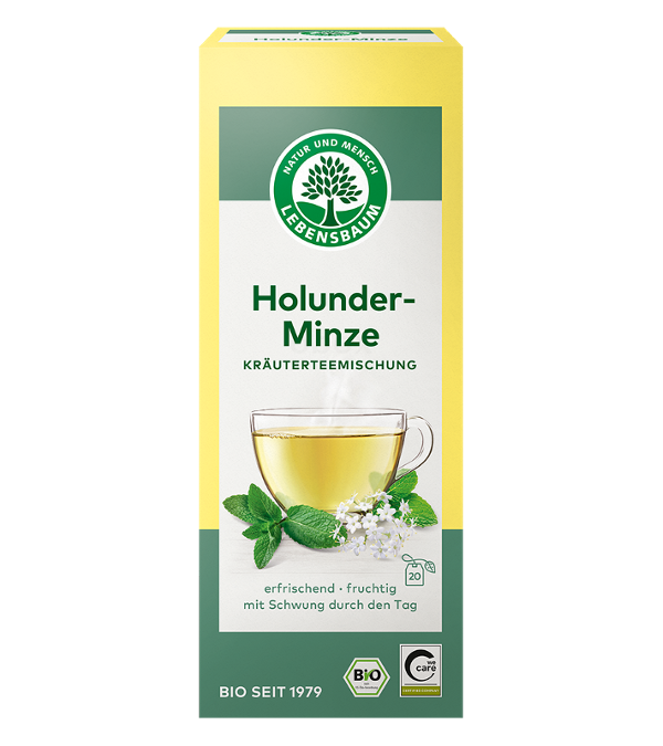 Produktfoto zu Holunder-Minze-Tee, 20 Btl., 30g