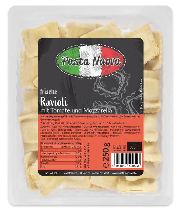 Produktfoto zu Ravioli alla pizzaiola mit Tomate & Mozzarella 250g