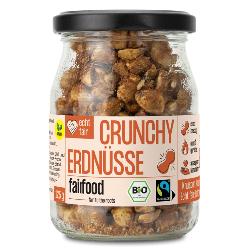 Erdnüsse Crunchy süß-pikant, fairtrade, 125g